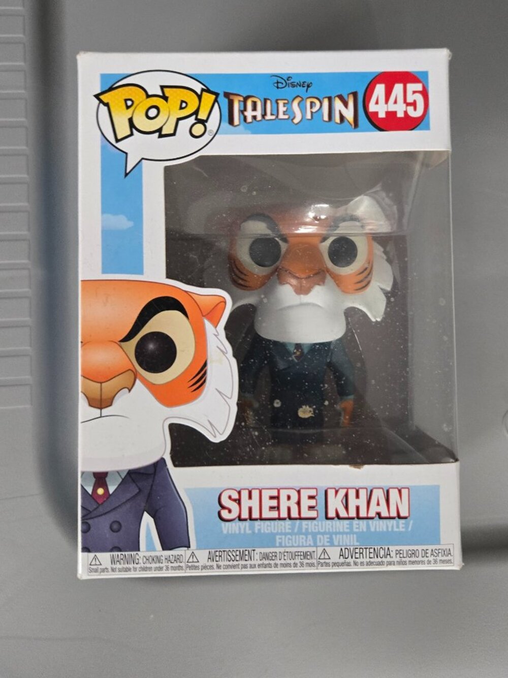 Funko Pop Disney TaleSpin Shere Khan #445 Vinyl Figure | Size OS | Blue